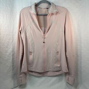 Lululemon Pink Zip Up Athletic Jacket / Sku0200
